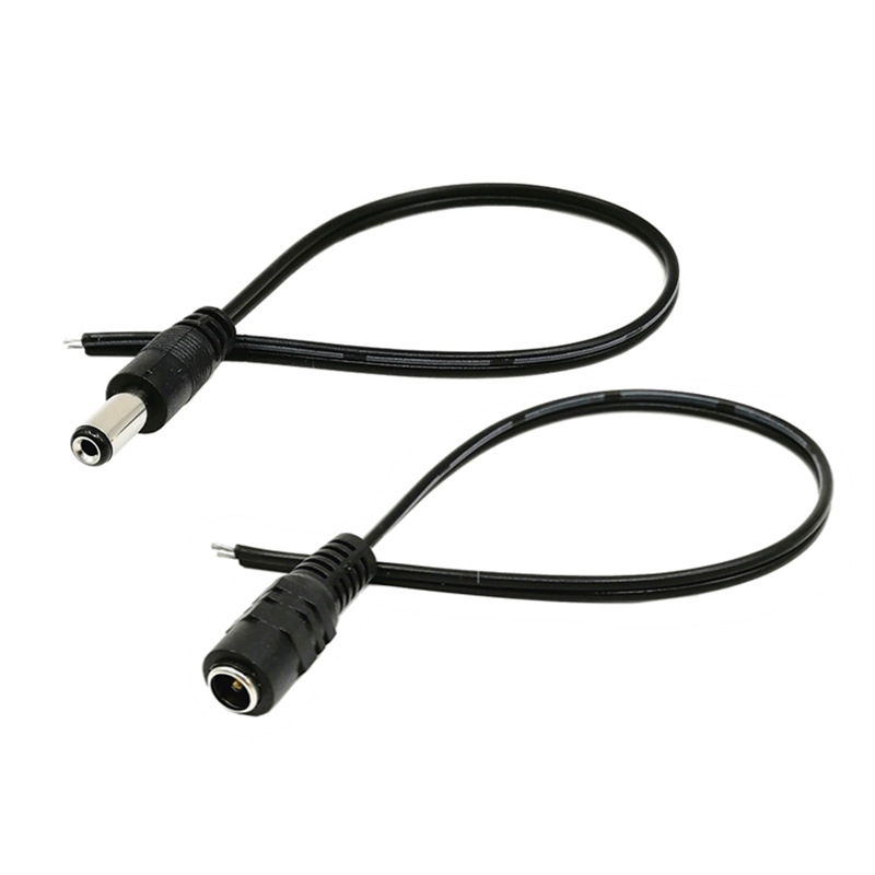 Female&Male Black DC cable