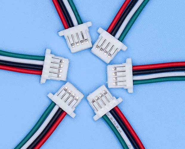 SH1.0 terminal blocks 4pin Wire Harnesses