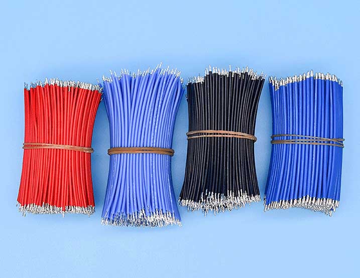 Custom all kinds of color and length soldering electronic wire