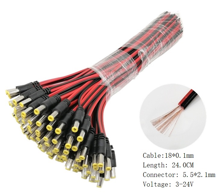 Male DC cable